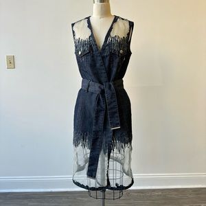 Diesel Denim Lab x Faustine Steinmetz Transparent Denim Dress F-D-01